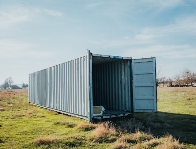 Shipping container storage